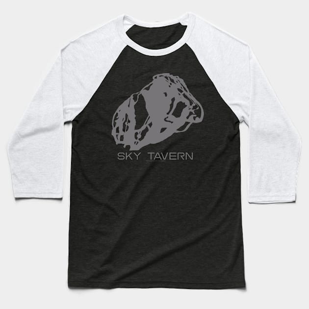 Sky Tavern Resort 3D Baseball T-Shirt by Mapsynergy